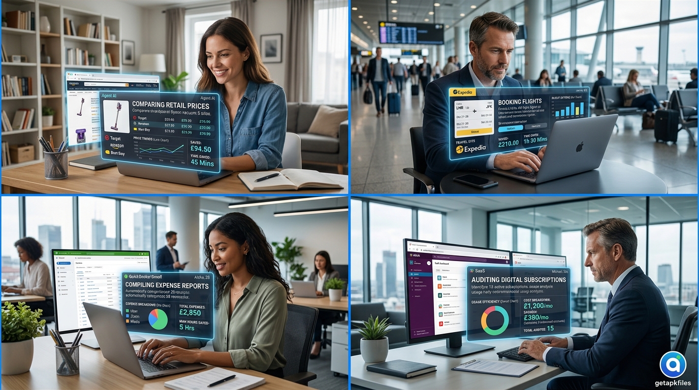 Real-world applications of AI browser automation for travel, expenses, and shopping