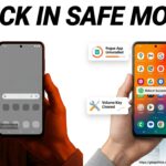 Hyperrealistic image showing the relief of exiting Safe Mode and restoring all hidden Android applications